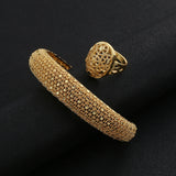 Ethiopian African Dubai Wedding Bracelets Bangles With Ring