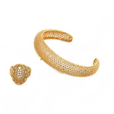 Ethiopian African Dubai Wedding Bracelets Bangles With Ring