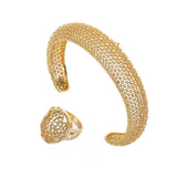 Ethiopian African Dubai Wedding Bracelets Bangles With Ring