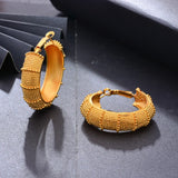 Ethiopia 24k Earrings Dubai Twist Party Wedding Earri
