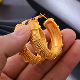 Ethiopia 24k Earrings Dubai Twist Party Wedding Earri