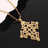 Ethiopia Cross Necklace African Ethnic Jewelry Gift