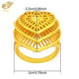 Ethiopia Plated Rings For Women African Charm Finger Rings