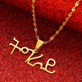 Ethiopia Tigray Region Necklace Stainless Steel Eritrea Language Tigrigna