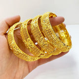 Ethiopian Bangle Bracelets for Women Dubai Bride Wedding Bracelet