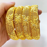 Ethiopian Bangle Bracelets for Women Dubai Bride Wedding Bracelet