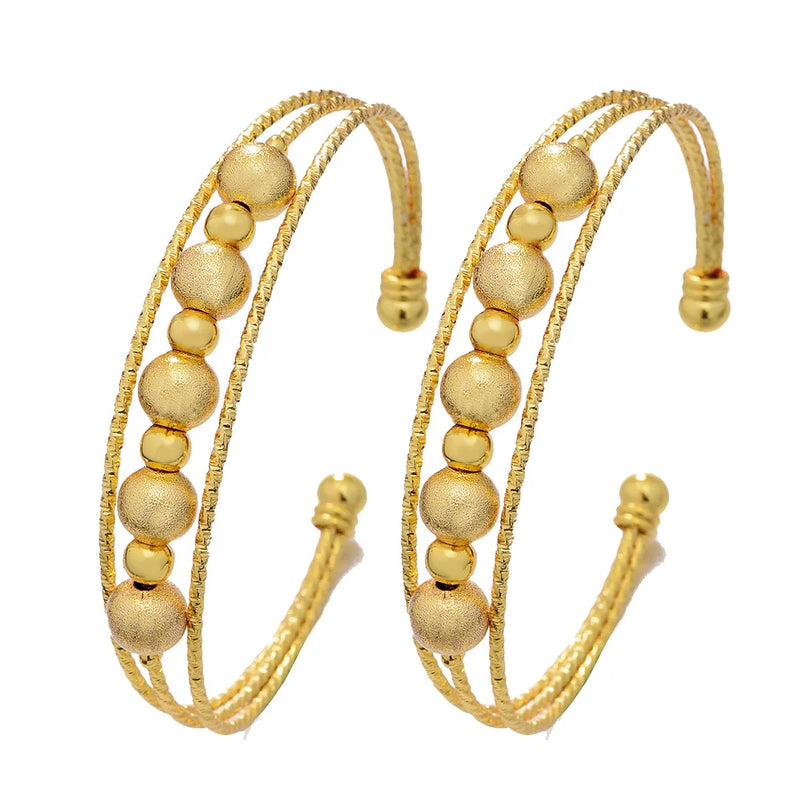 Ethiopian Dubai Bangles For Women African Bead Bangles & Bracelets