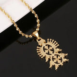Ethiopian Cross Pendant Necklace Ethiopian Eritrea Jewelry