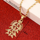 Ethiopian Cross Pendant Necklace Ethiopian Eritrea Jewelry