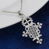 Ethiopian Cross Pendant Necklace Eretrian Coptic Crosses