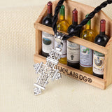 African Cross Pendant Necklace Ethiopian Hollow Rope Chain Jewelry
