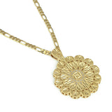 Ethiopian African Arab Flower Pendant Necklace