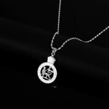 Ethiopian Lion Silver Pendant Necklace for Wedding Party