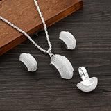 Ethiopian Silver Plated Bridal Jewelry Set for Women