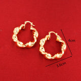 Ethiopian Style Jewelry African Hoop Earrings For Women