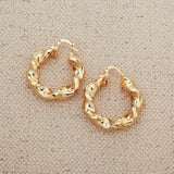 Ethiopian Style Jewelry African Hoop Earrings For Women