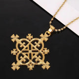 Ethiopian Cross Pendants Necklace Habesha Jewelry