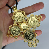 Ethiopian Wedding Party Jewel Cross Pendant Rope Girl