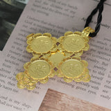 Ethiopian Wedding Party Jewel Cross Pendant Rope Girl