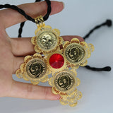 Ethiopian Wedding Party Jewel Cross Pendant Rope Girl