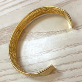 Ethiopian Two-Tone Bangles for Women Wedding Bracelet