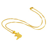 Trinidad Map Necklace Pendant Unisex Republic of Trinidad Jewelry P099