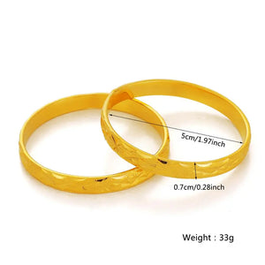 2Pcs/Lot Star Bracelet for Baby/Kids Dubai Bangles Ethiopian Bangles