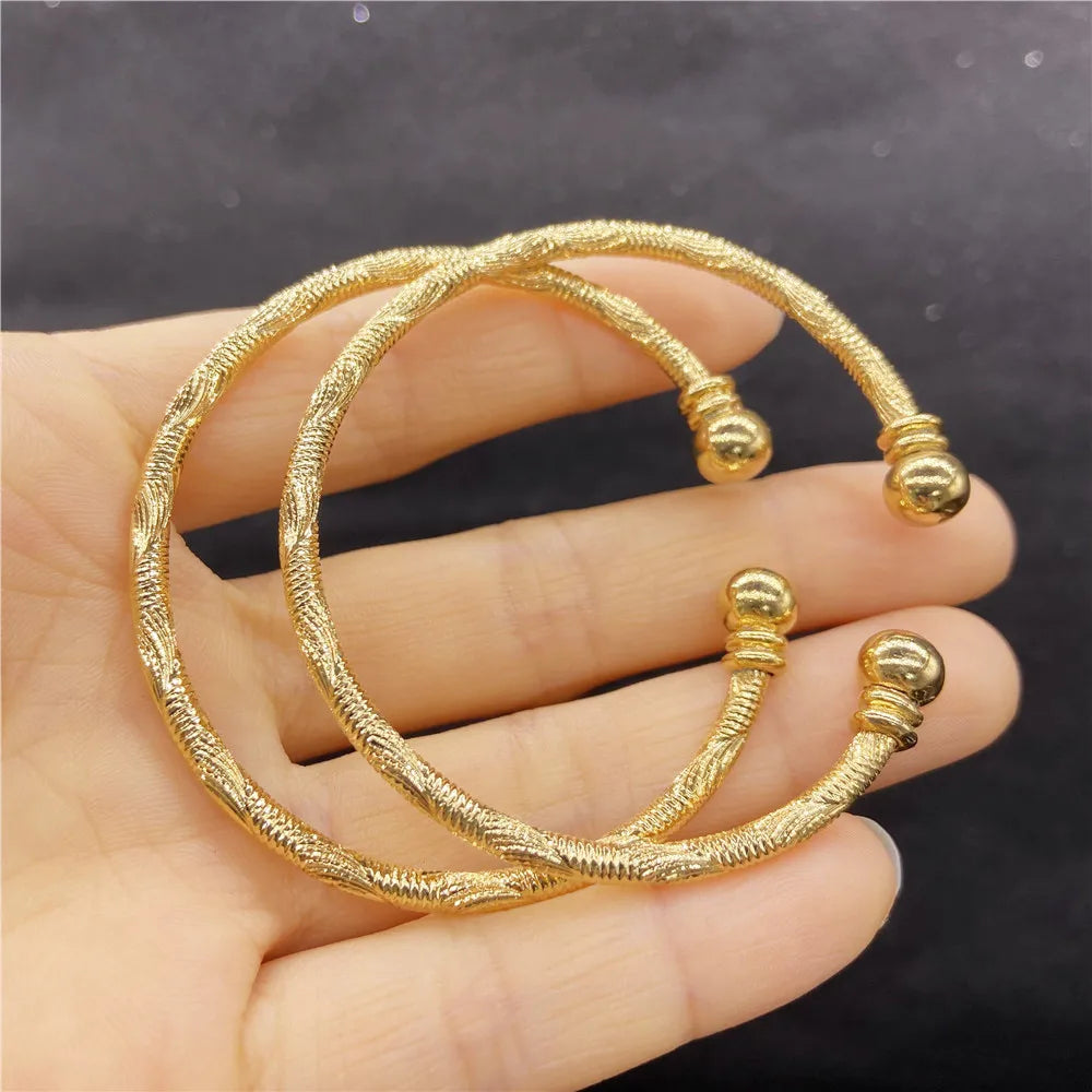 2Pcs Kids Adjustable African Arab Bracelets MY430