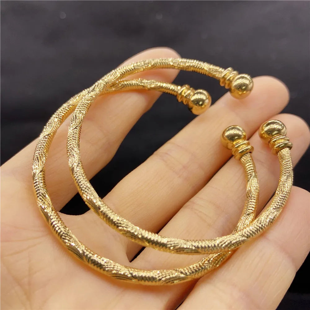 2Pcs Kids Adjustable African Arab Bracelets MY430