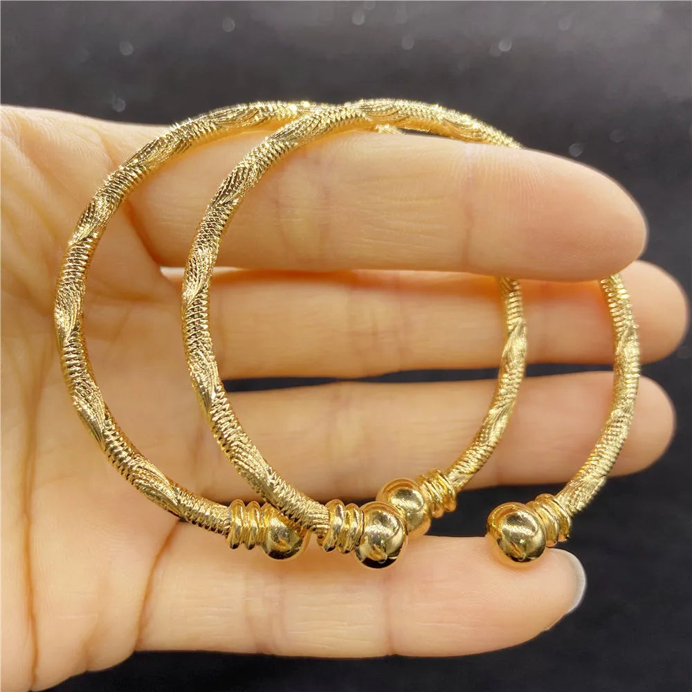2Pcs Kids Adjustable African Arab Bracelets MY430