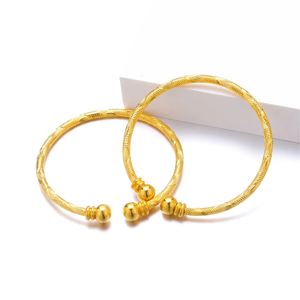 2Pcs Kids Adjustable African Arab Bracelets MY430