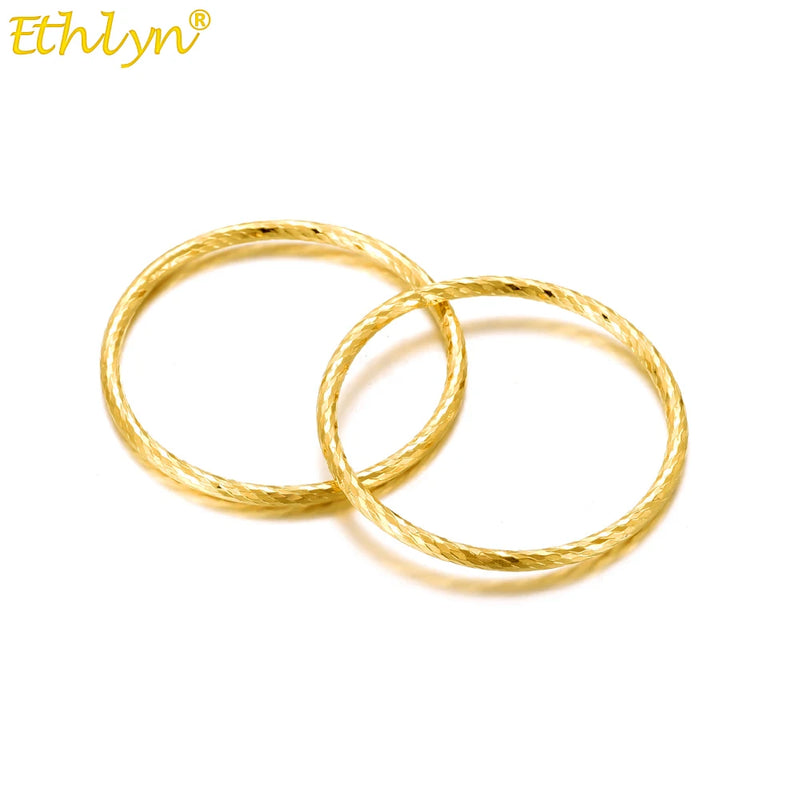 2Pcs/Lot Dubai Bangles Kids Bracelets Anklet Bracelet Child Jewelry