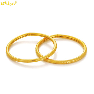 2Pcs/Lot Children Bracelets Gilrs Bangle Baby Blessing Gift