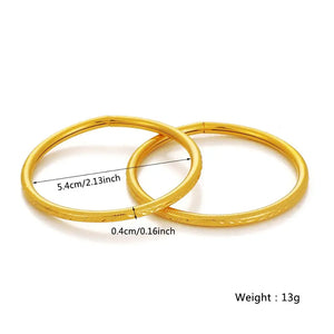 2Pcs/Lot Children Bracelets Gilrs Bangle Baby Blessing Gift