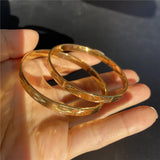 2Pcs/Lot Dubai Bangles for Baby Kids Ethiopian Bracelet Bangle