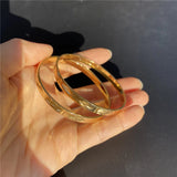 2Pcs/Lot Dubai Bangles for Baby Kids Ethiopian Bracelet Bangle