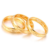 3pcs Ethiopian Snap Buckle Bracelets - Inner Diameter 6.0cm