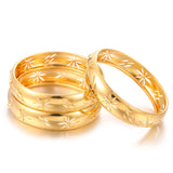 3pcs Ethiopian Snap Buckle Bracelets - Inner Diameter 6.0cm