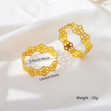 Hollow Flower Bracelet Bangle Ethiopian Party Jewelry