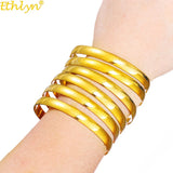 6Pcs Jewelry Arab Bangle Dubai Bracelet for Women B200