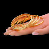 6pcs Dubai Party Bangle & bracelets Women African Ethiopian Jewelry
