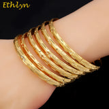 6pcs Dubai Party Bangle & bracelets Women African Ethiopian Jewelry