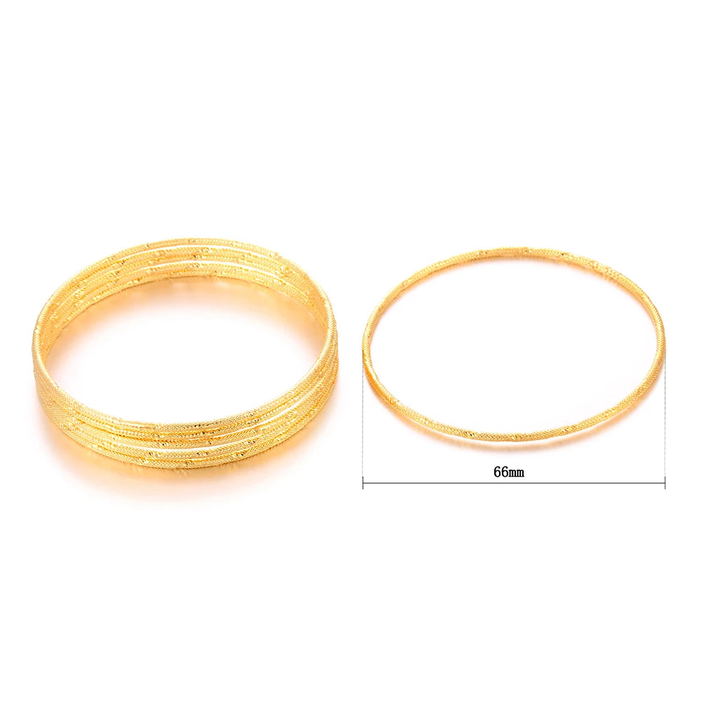 6pcs/lot Fixed Size Bangle for Ladies