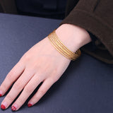 6pcs/lot Fixed Size Bangle for Ladies