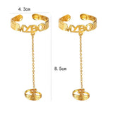 African Arab My Boy Bangles Bracelet with Ring Children Jewelry Bangles