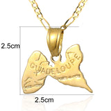Guadeloupe Map Pendant Necklace Jewelry for Women & Men P35