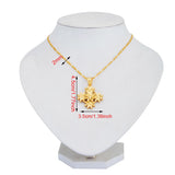 Ethiopian Cross Flower Pendant Necklace Classic Slide Jewelry Christmas