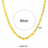 Ethiopian THICK Necklace Eritrea Chunky Chain Dubai/Arab N034