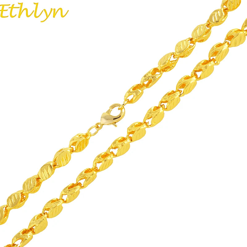 Ethiopian THICK Necklace Eritrea Chunky Chain Dubai/Arab N034