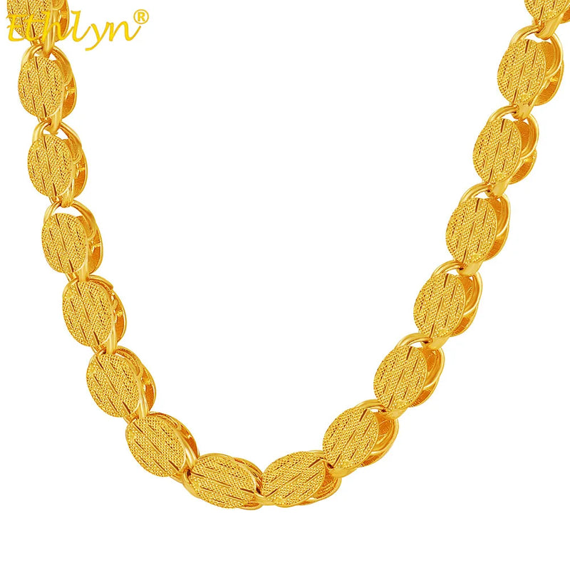 Ethiopian/Africa/Eritrea Thick Necklaces Chain 60CM x 7MM